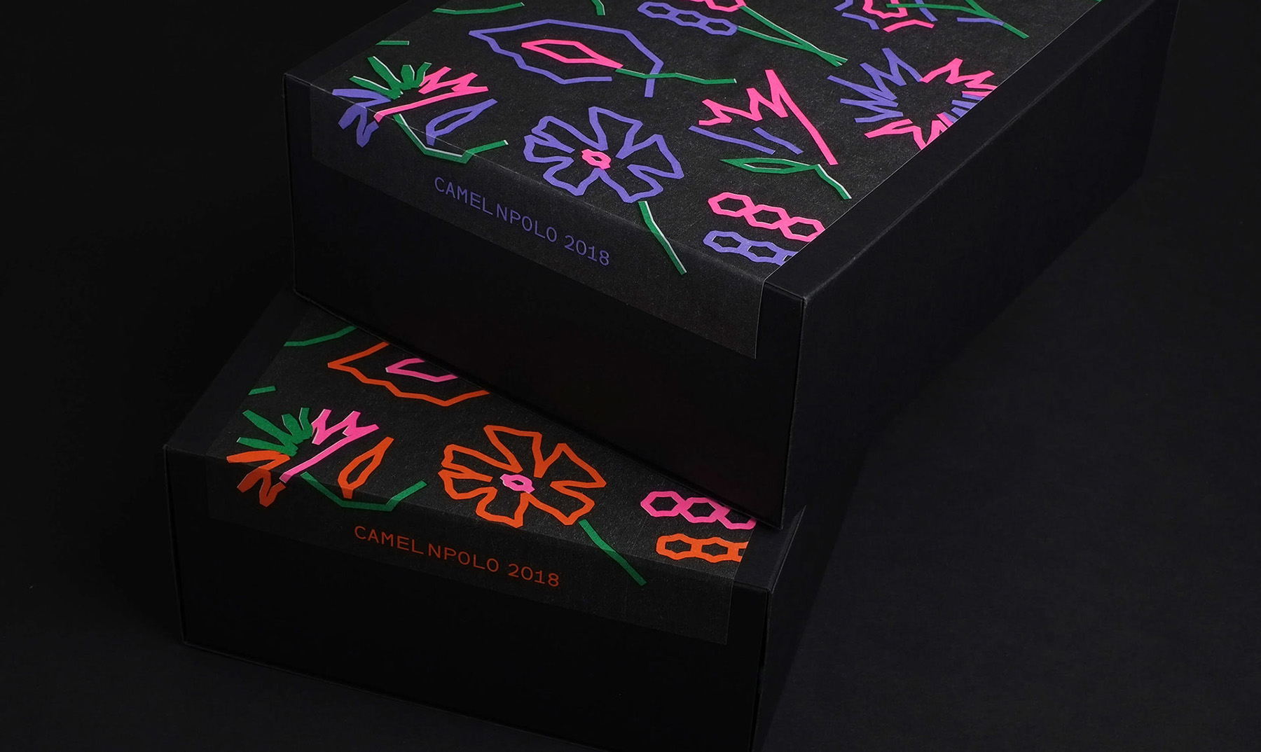 CAMEL&POLO Dessert Giftbox Is All About Pops Of Neon On Black