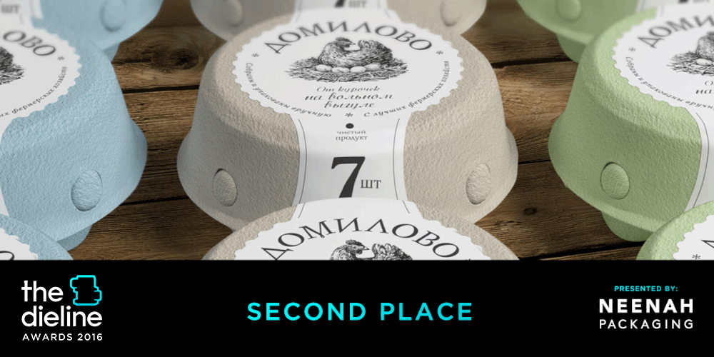 The Dieline Awards 2016: Domilovo eggs- Getbrand