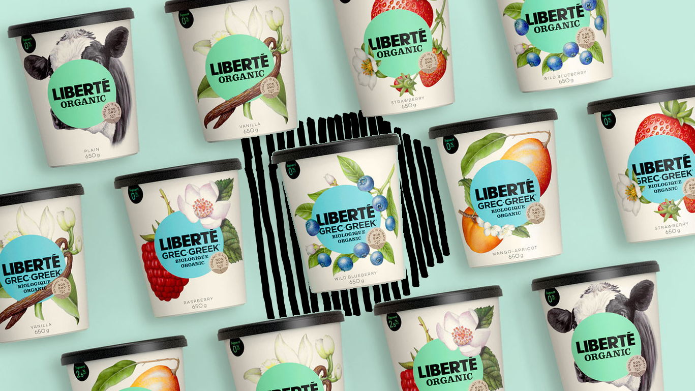Canadian Yogurt Liberté Gets A Modern Makeover By Stand MTL