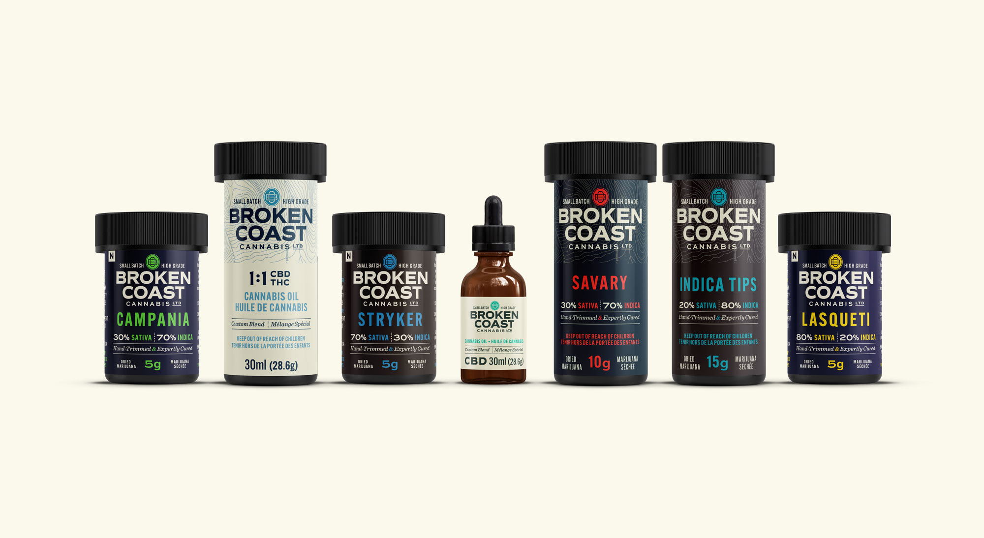 Broken Coast Cannabis Comes With a Clean Typographic Look