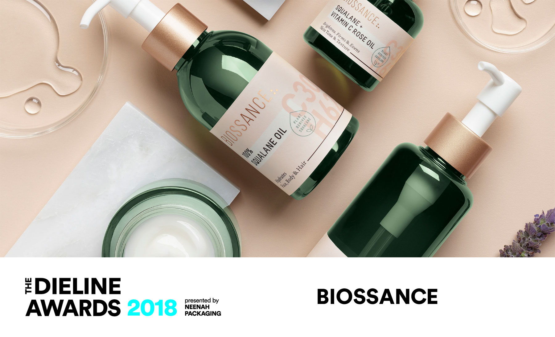 The Dieline Awards 2018 Outstanding Achievements: Biossance