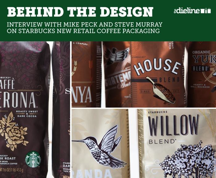 Behind The Design: Interview with Mike Peck and Steve Murray on Starbucks New Retail Coffee Packaging