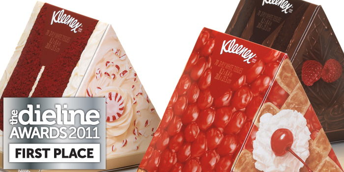 The Dieline Awards 2011: First Place – Kleenex Dessert Wedges