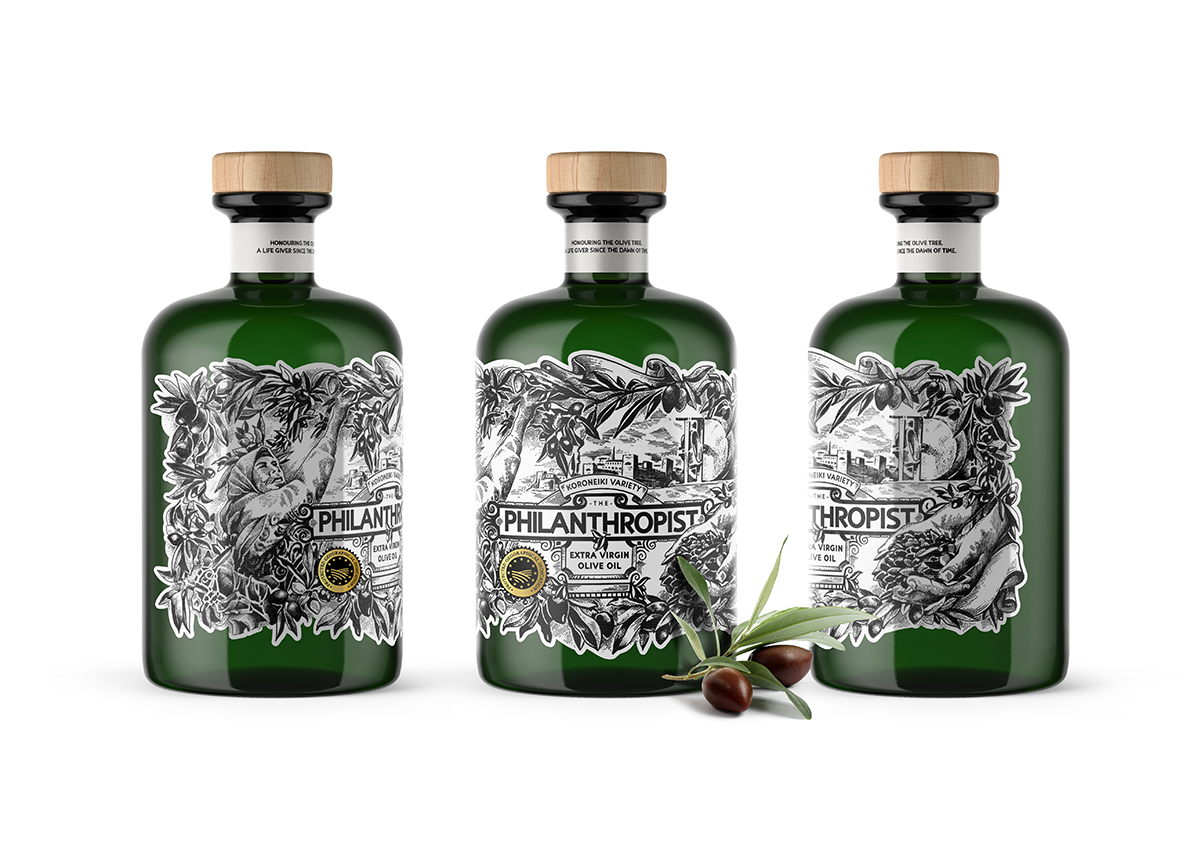 This Olive Oil Tells a Story with a Beautifully Detailed Label