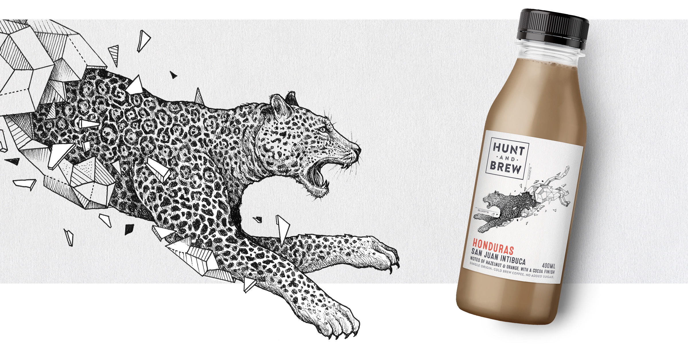 Hunt & Brew Coffee Launches Tattooed Packaging To Appeal to the Modern Man