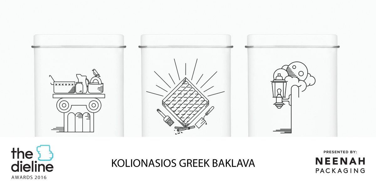 The Dieline Awards 2016 Outstanding Achievements: Kolionasios Greek Baklava