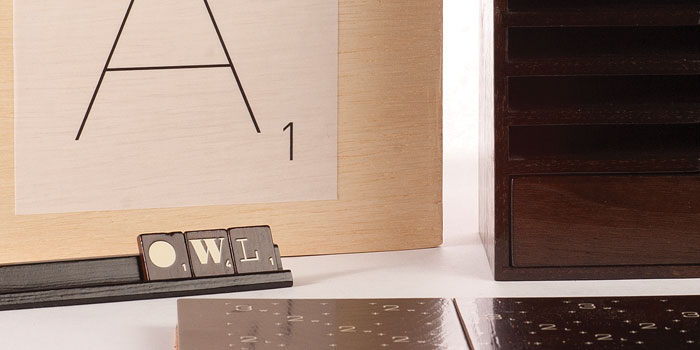 Scrabble Typography Limited Edition of 1,200