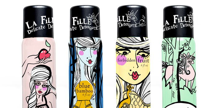 La Fille: Delicate Detergent Packaging