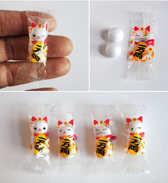 Lucky Cat Candy Packet