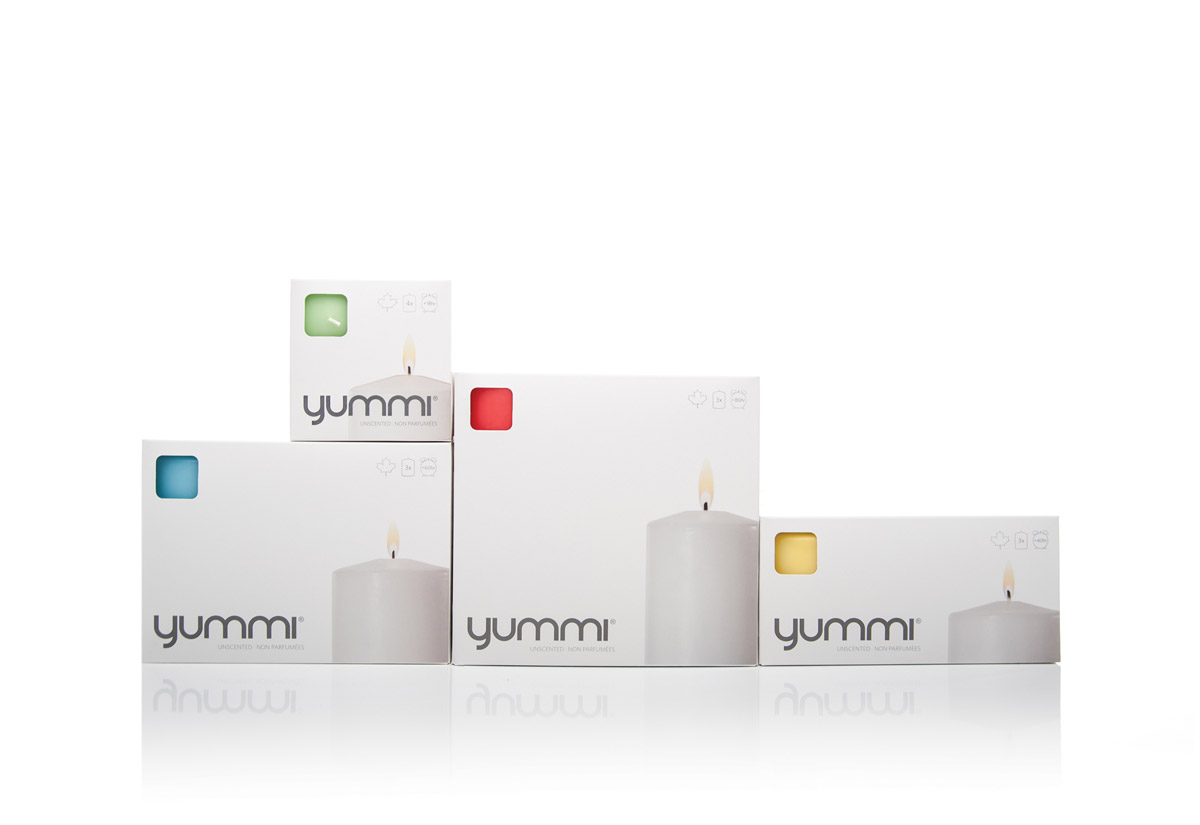 Yummi Unscented Candles