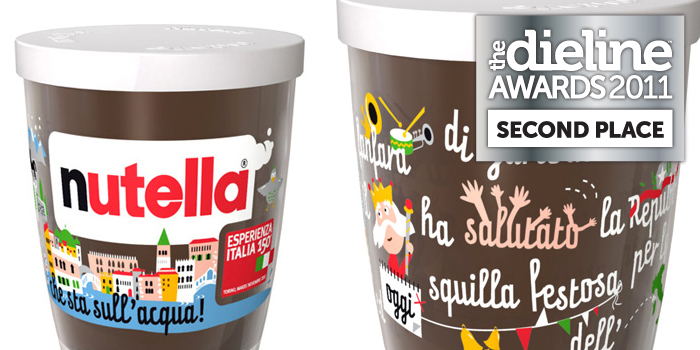 The Dieline Awards 2011: Second Place – Nutella Ferrero Limited Edition-Celebration of the 150th Anniversary