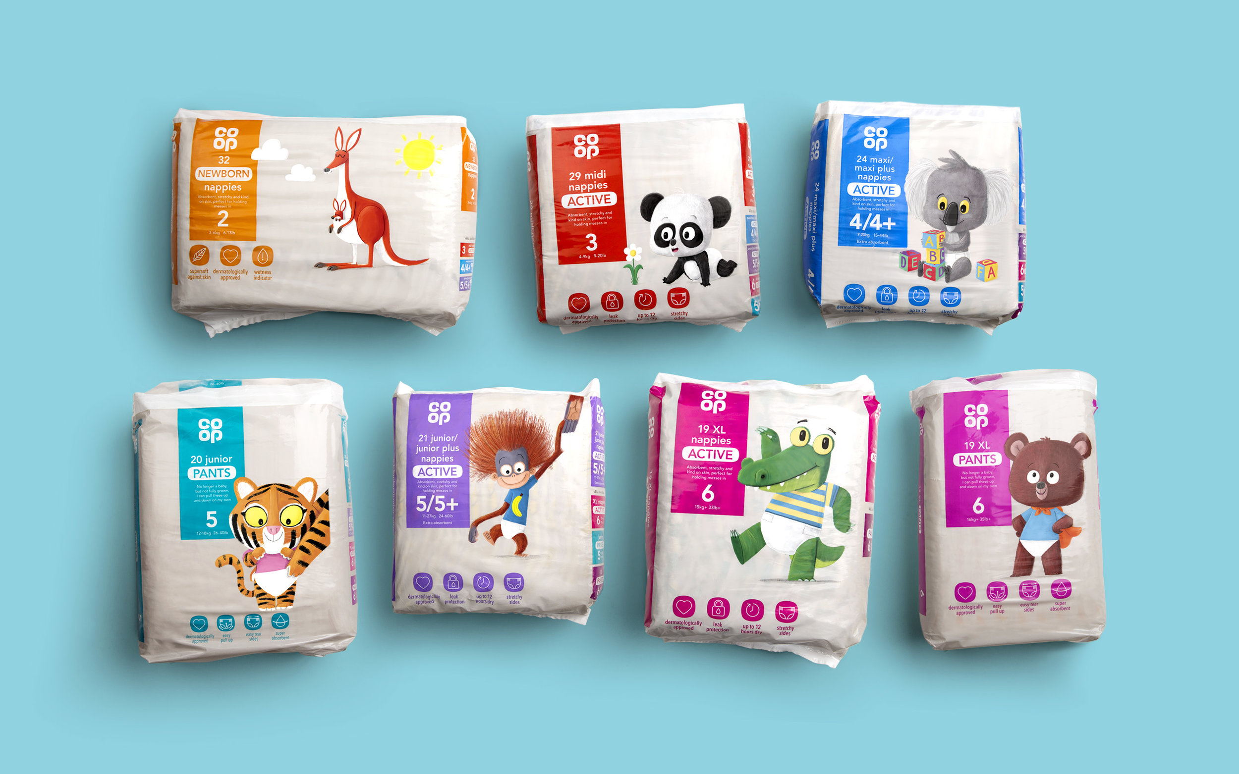 Check Out This Adorable Packaging for Co-op’s Baby Care Range
