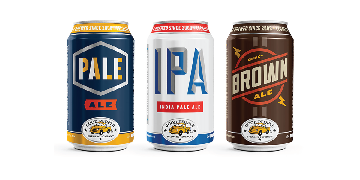 Good People Brewing Co. New Cans - DIELINE