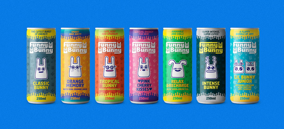This Concept is a Bright and Cute Take on Energy Drinks