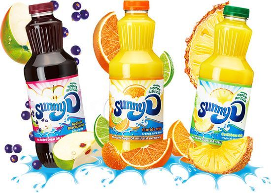 Sunny D UK Packaging