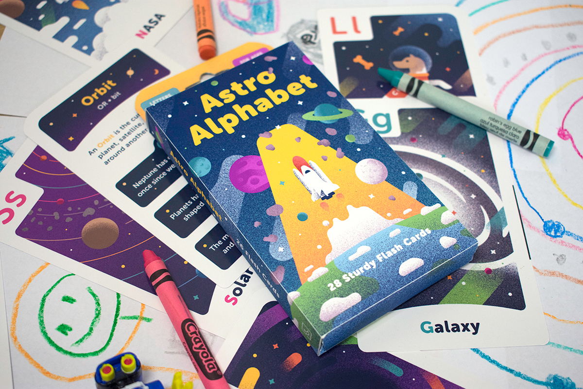 Help Your Kids Explore Space With These Adorable Flashcards