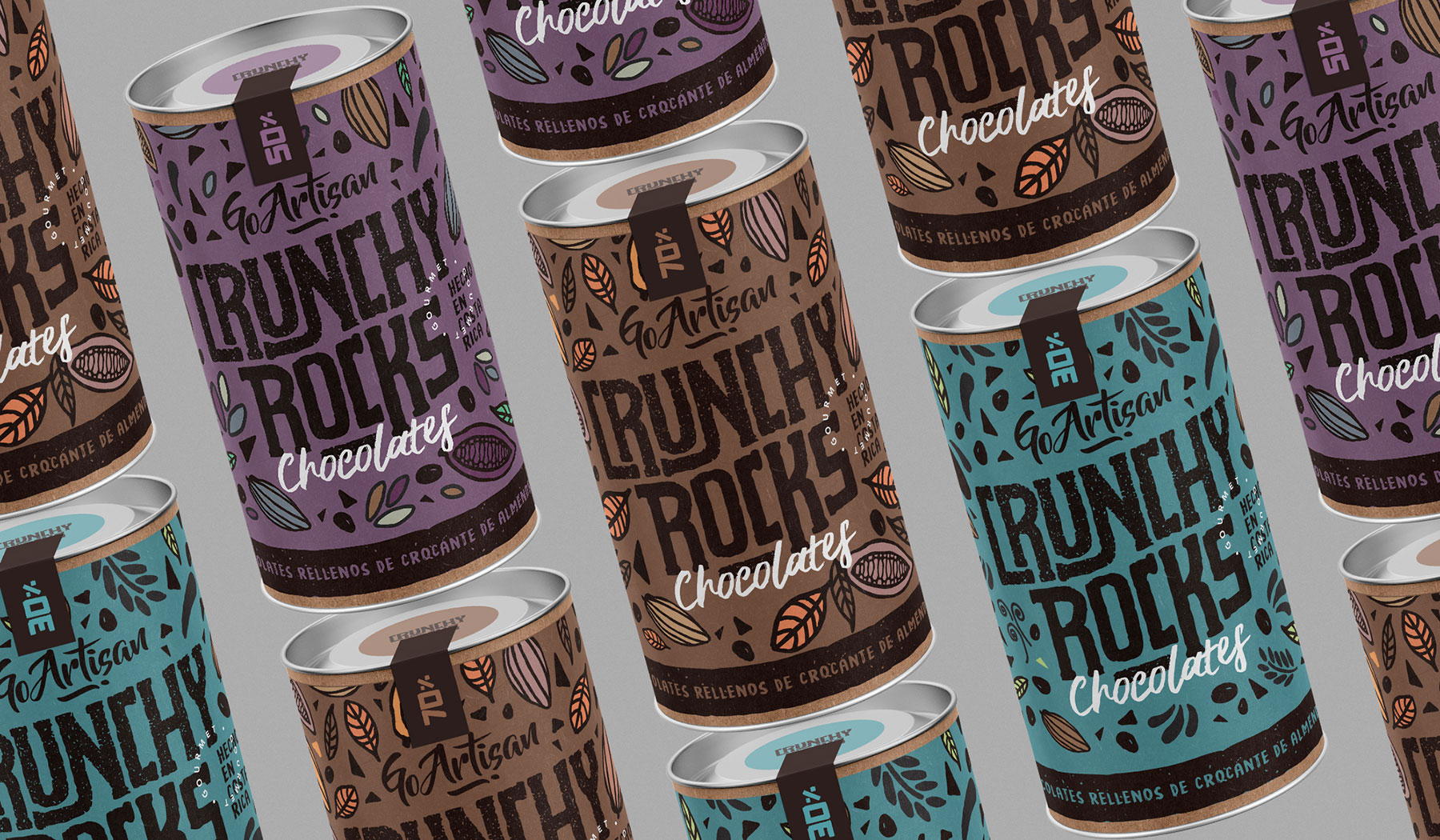 Crunchy Rocks Chocolates Come With an Eye-Catching Look