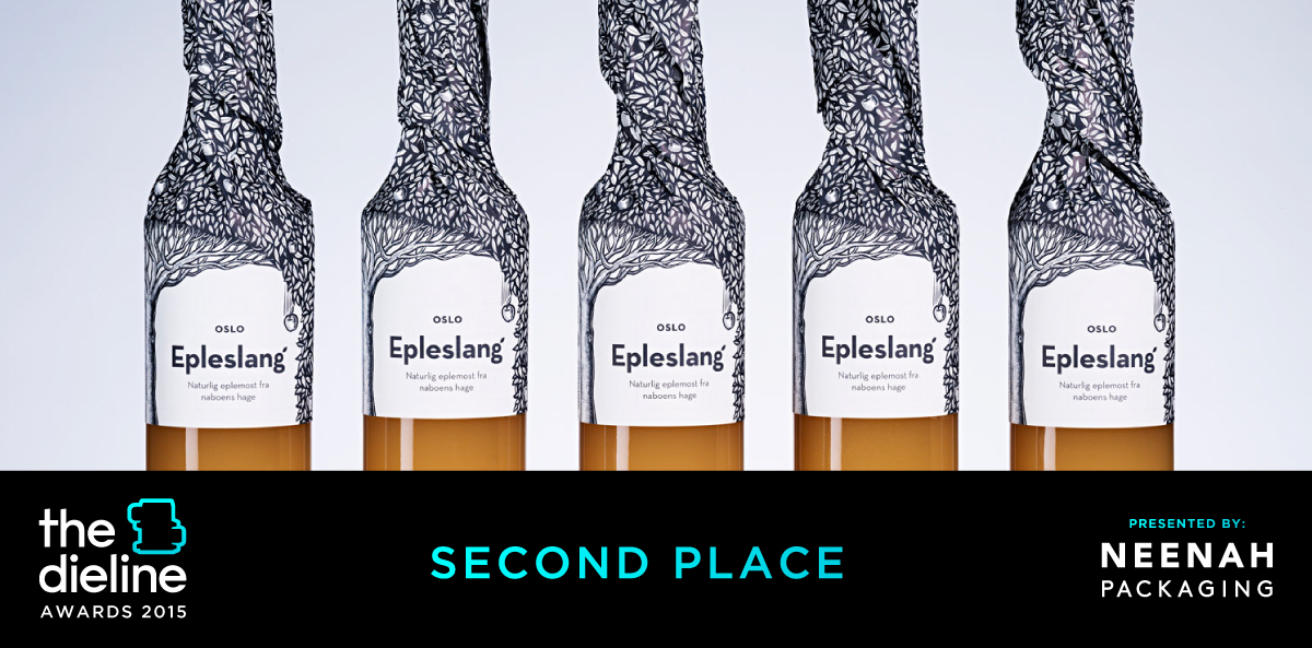 The Dieline Awards 2015: 2nd Place Non-Alcoholic Beverages- Epleslang