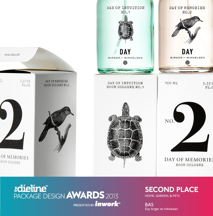 The Dieline Package Design Awards 2013: Home, Garden, & Pet, 2nd Place – Day Birger er Mikkelsen, Scented Line