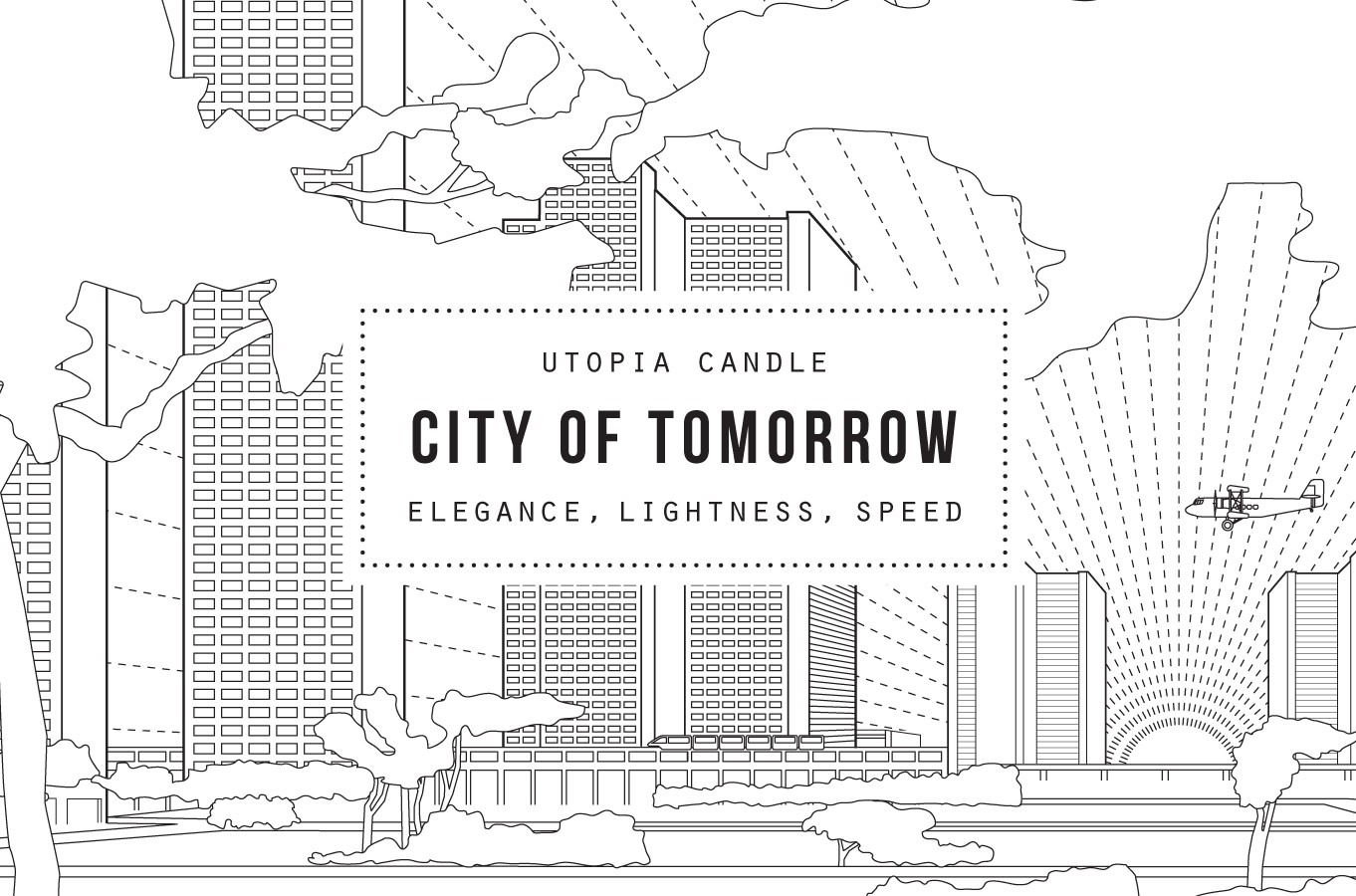 Utopia Candle: City of Tomorrow