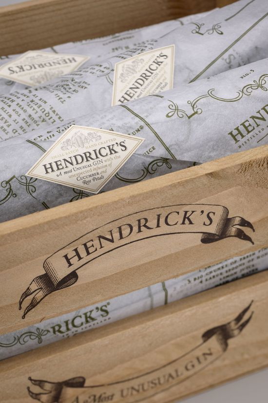 Hendrick’s Cucumber Crates