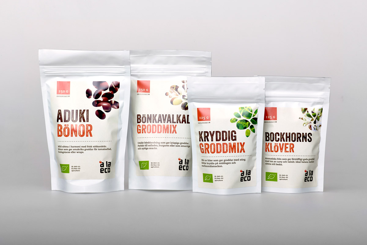 à la eco organic bean sprouts