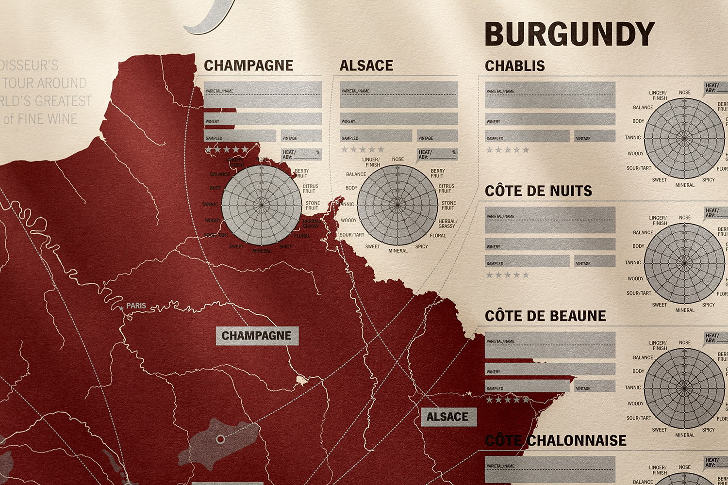 33 Books Co. Tasting Maps