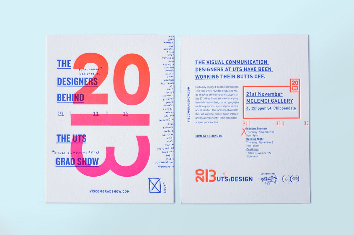 Student: Packaging The UTS Grad Show