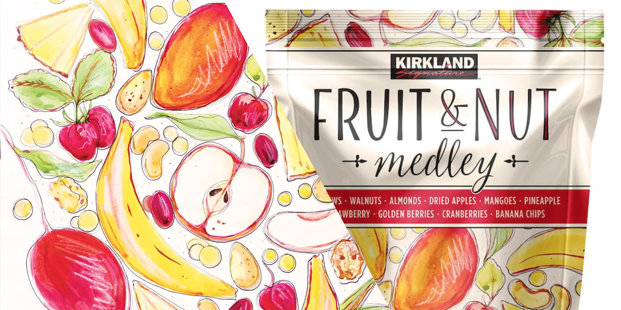 Before & After: Kirkland Signature Fruit and Nut Medley