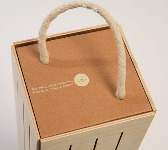 Wine Case Lamp by Ciclus