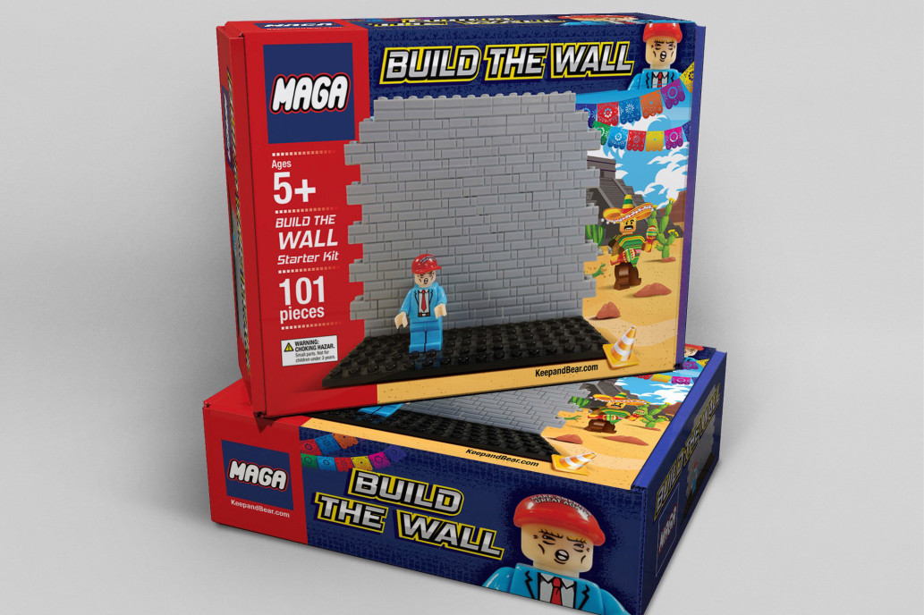Pro-Trump Company Selling Knockoff LEGO Kit “Build the Wall”