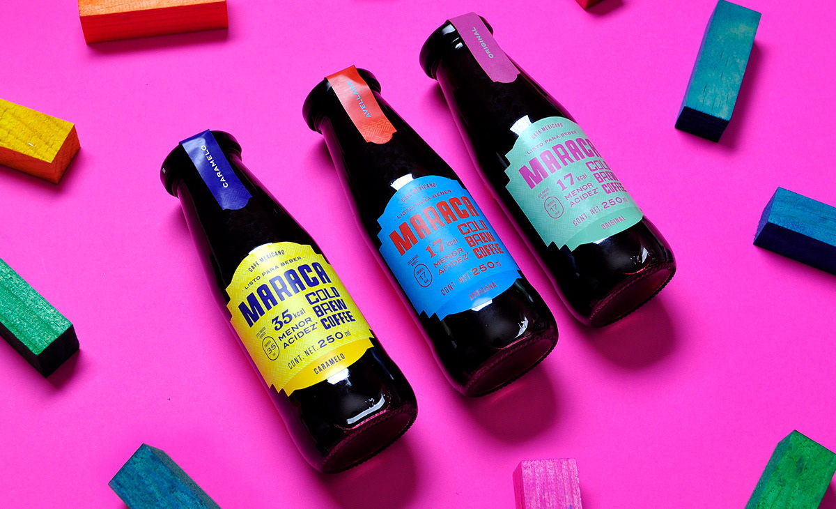 Maraca Cold Brew Delivers A Pop Of Color With Each Bottle