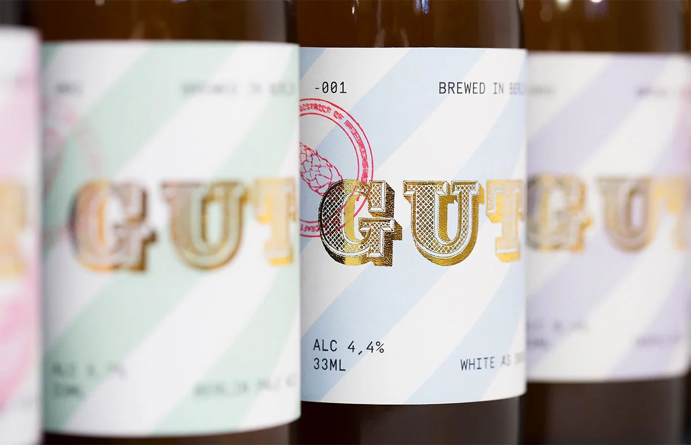 “Gut Beer” Comes With an Soft Yet Elegant Look