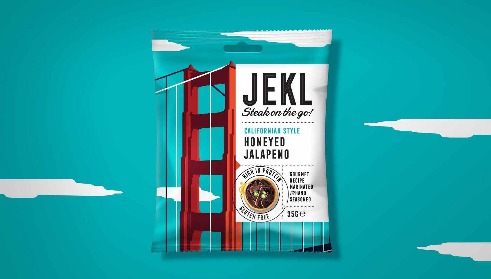 We Love The Bright and Bold Illustrated Packaging for JEKL