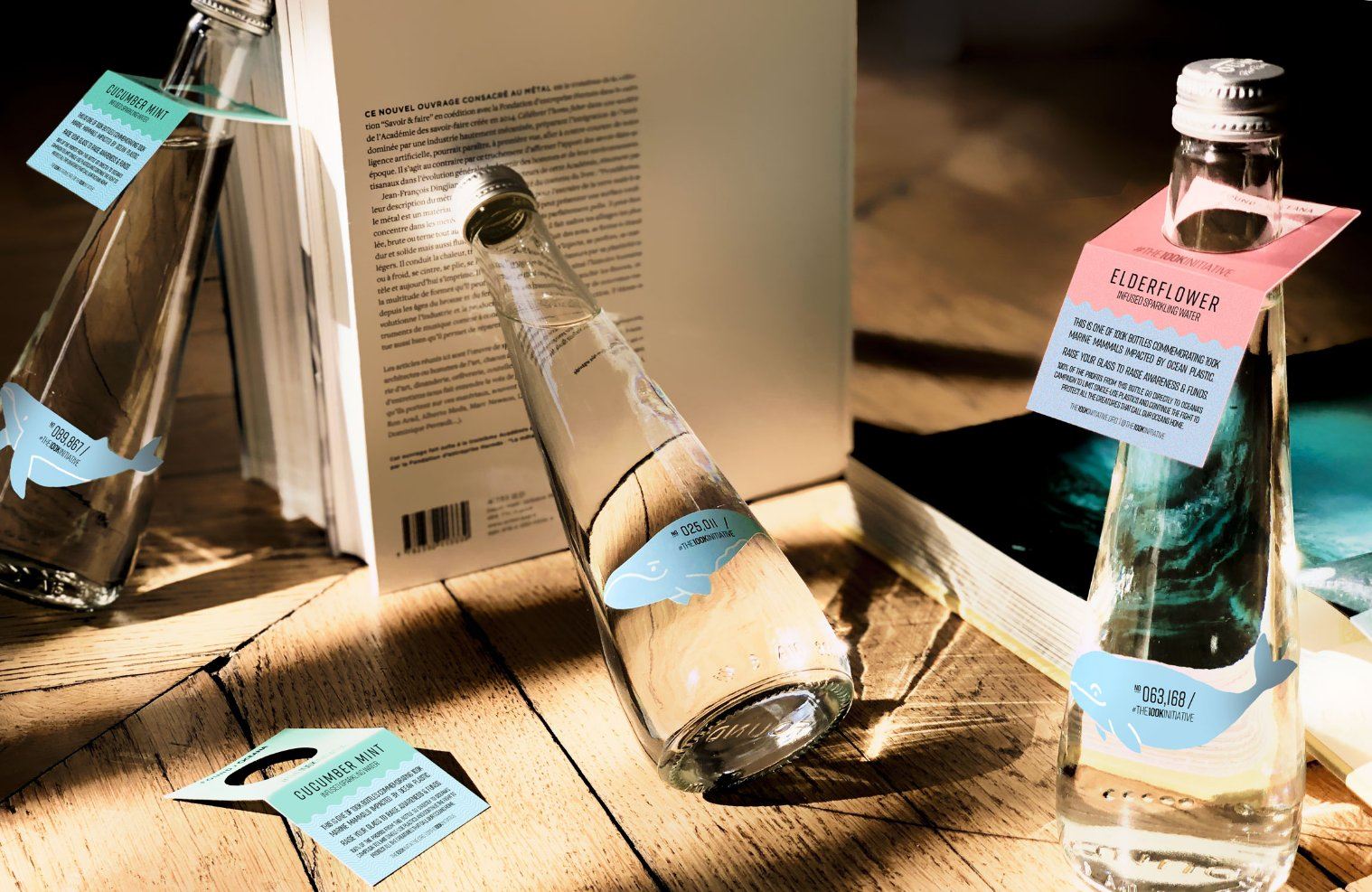 These Sleek Glass Bottles Aim To Bring Attention To Global Ocean Plastic Pollution