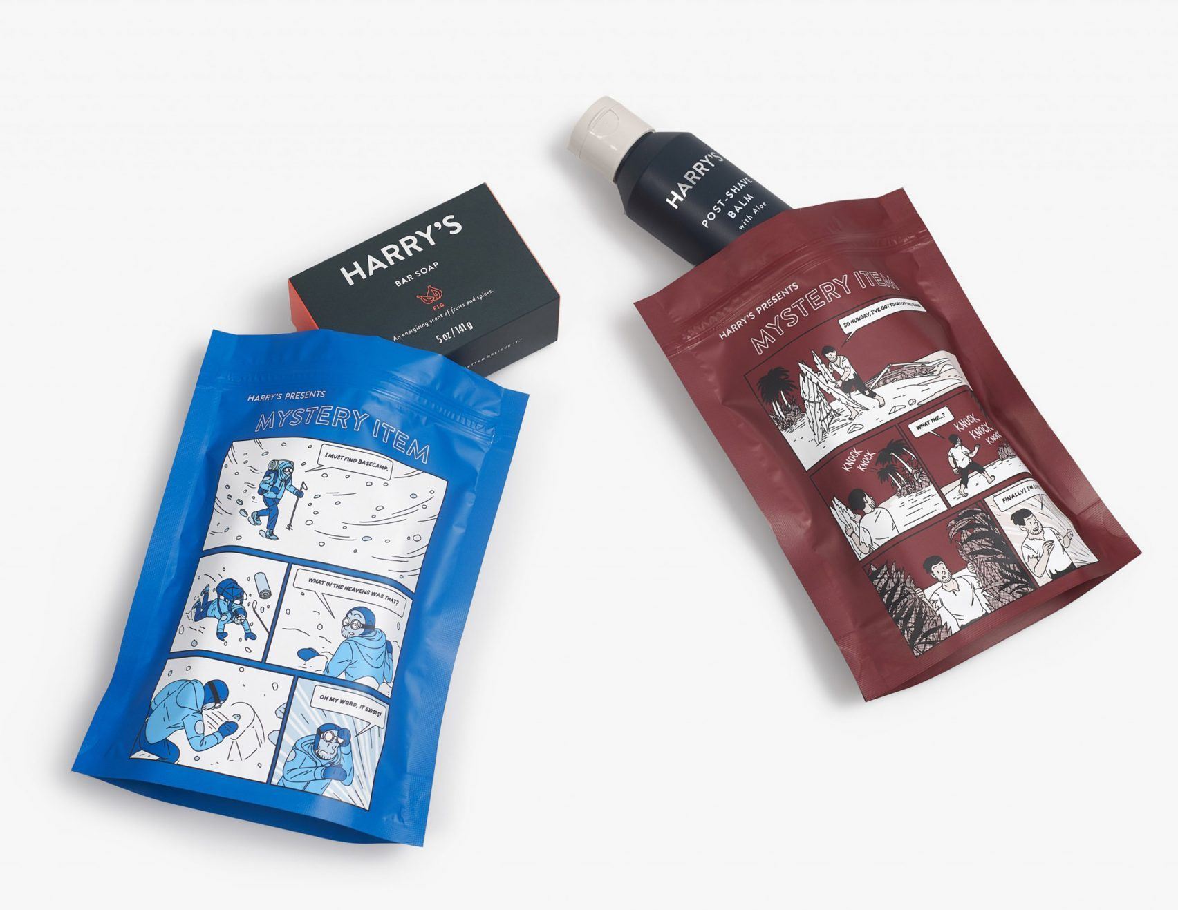 Harry’s Adds Adventure Comic Strip To Mystery Item Pouch