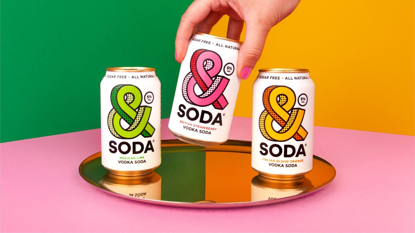 We’re Swooning Over This Bold Take on the Hard Seltzer Can From &Soda