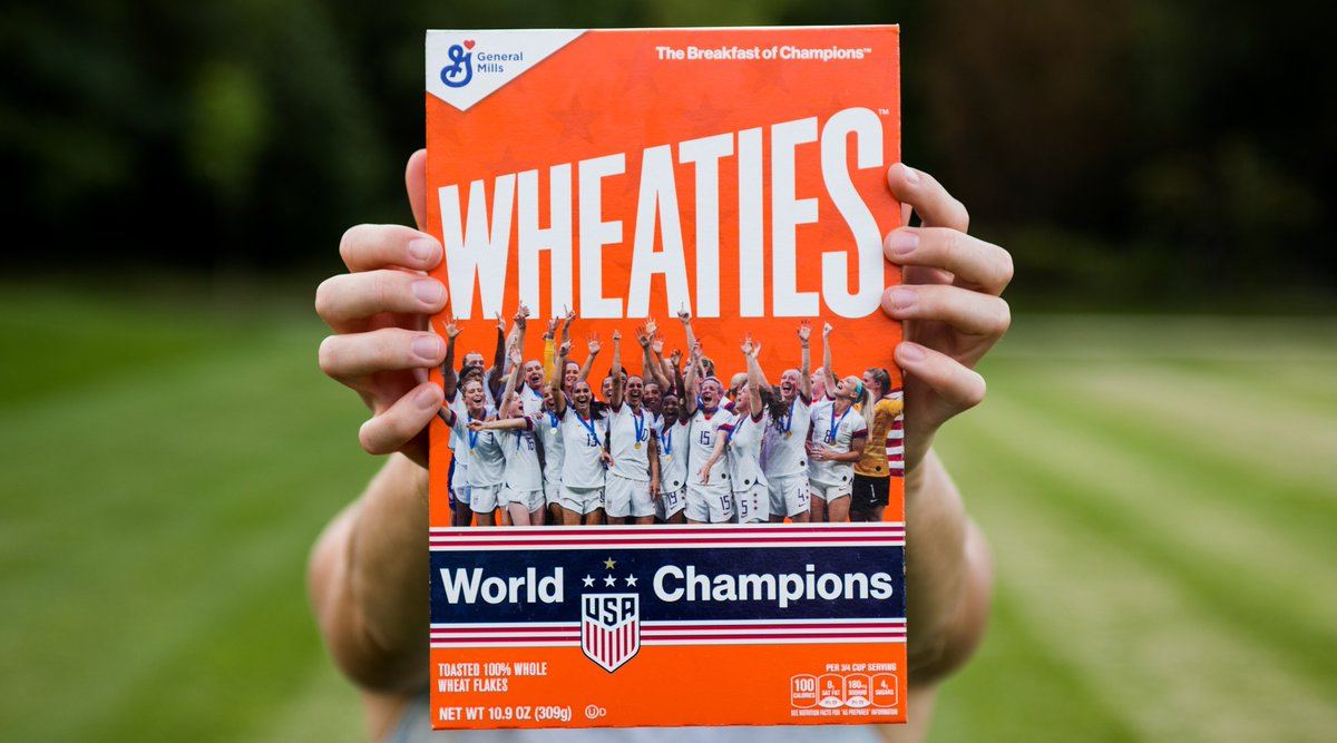 U.S. Women’s National Soccer Team Lands Their Own Wheaties Box Because Duh