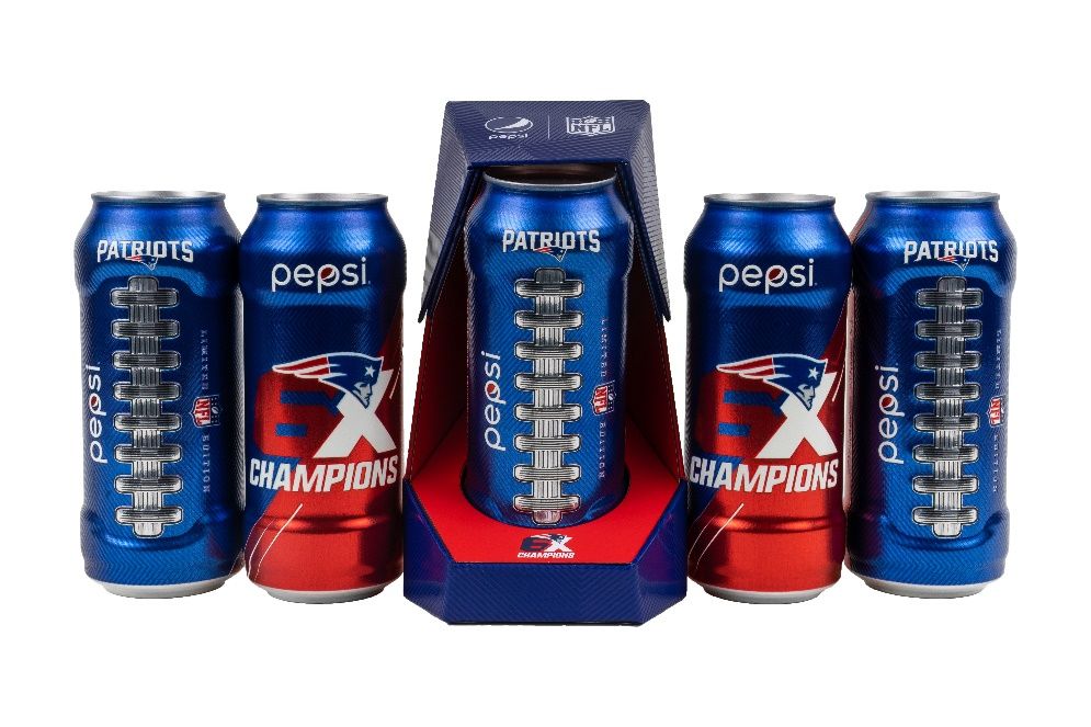 Pepsi Celebrates Patriots 6th Super Bowl Win With Limited Edition Can