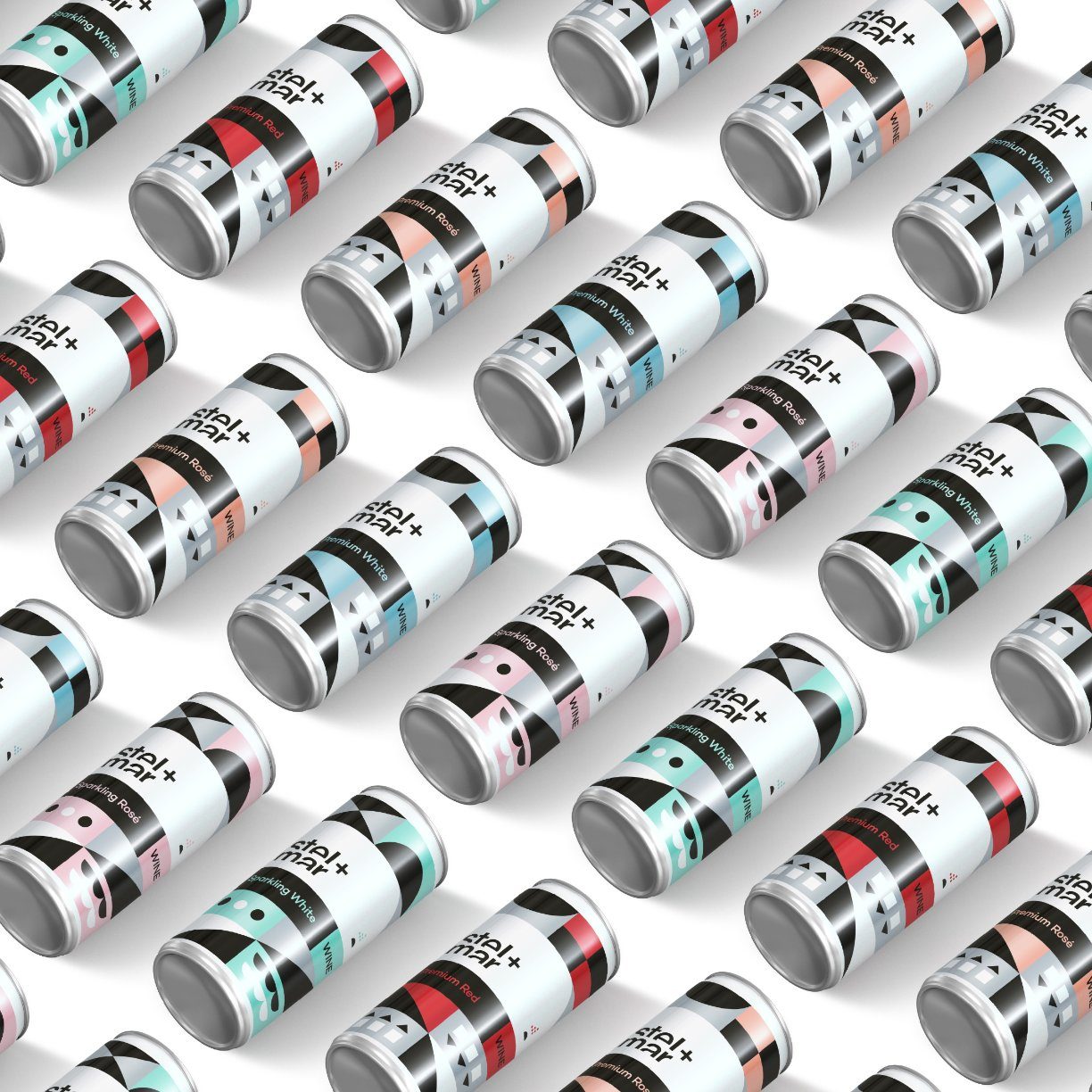 We Love The Geometric Design For This Wine Brand