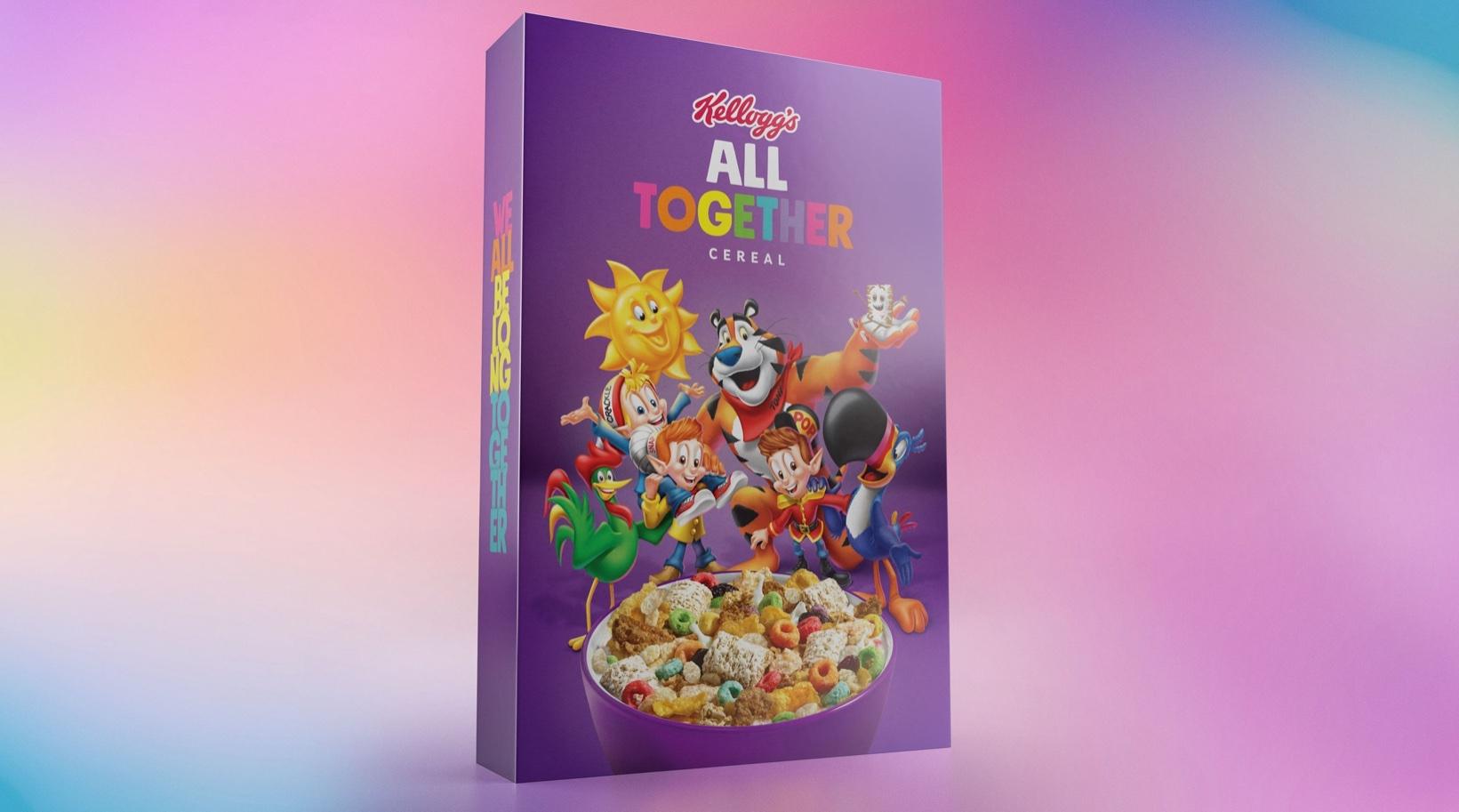 Kellogg’s Partners With GLAAD and Releases “All Together” Cereal For Spirit Day
