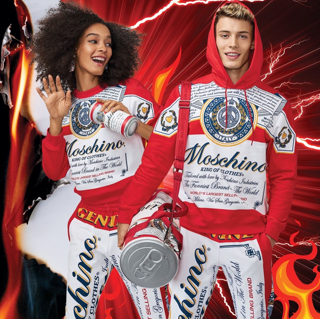 Moschino And Budweiser Create Fashionable Twist On Iconic Beer Label