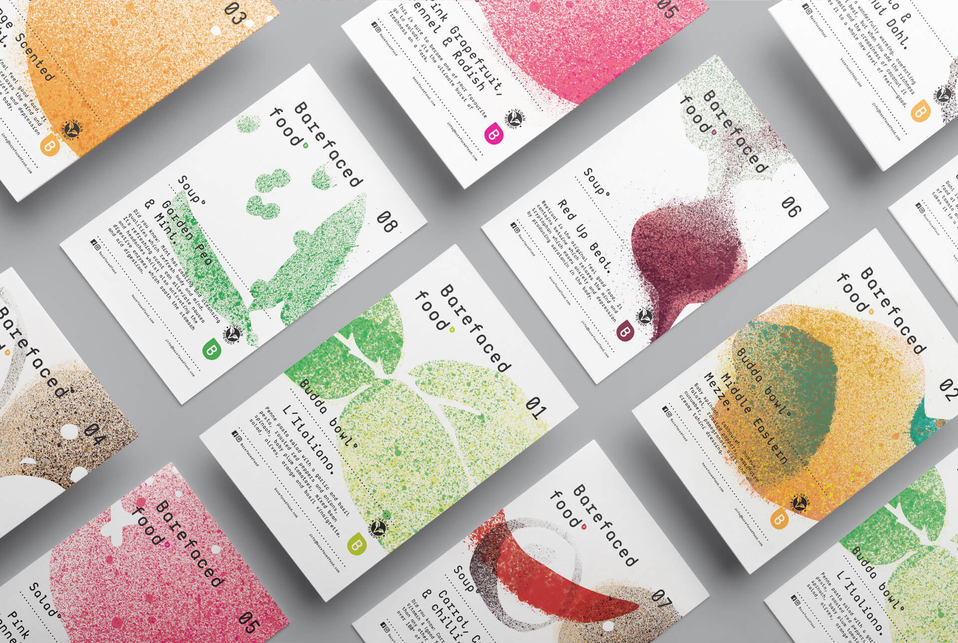 A Label Design As Bare and Whole As Their Food