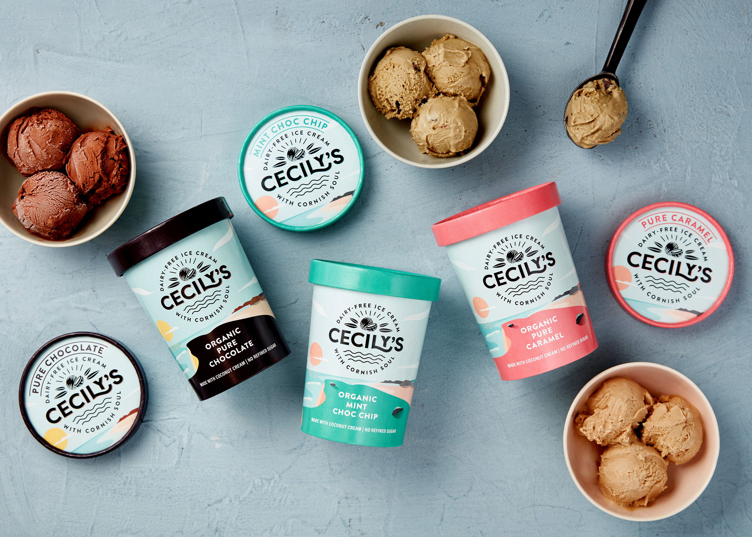 The Space Creative Transforms Dairy-Free Ice Cream Brand, Cecily’s
