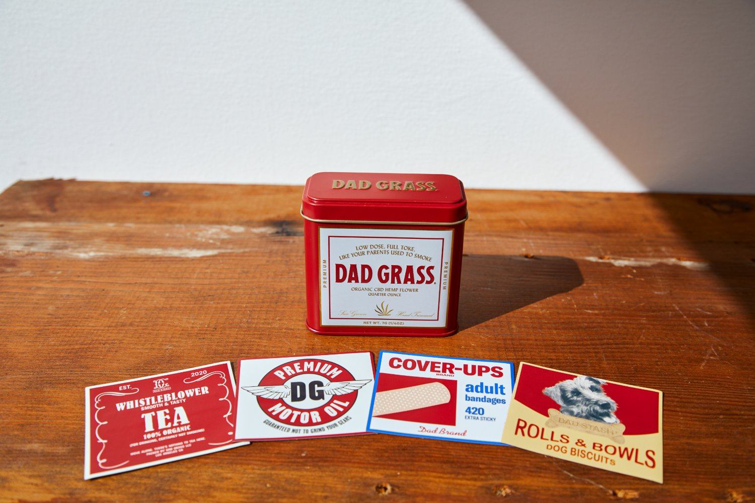 Dad Grass CBD Flower Comes In Fun Decoy Stash Tins