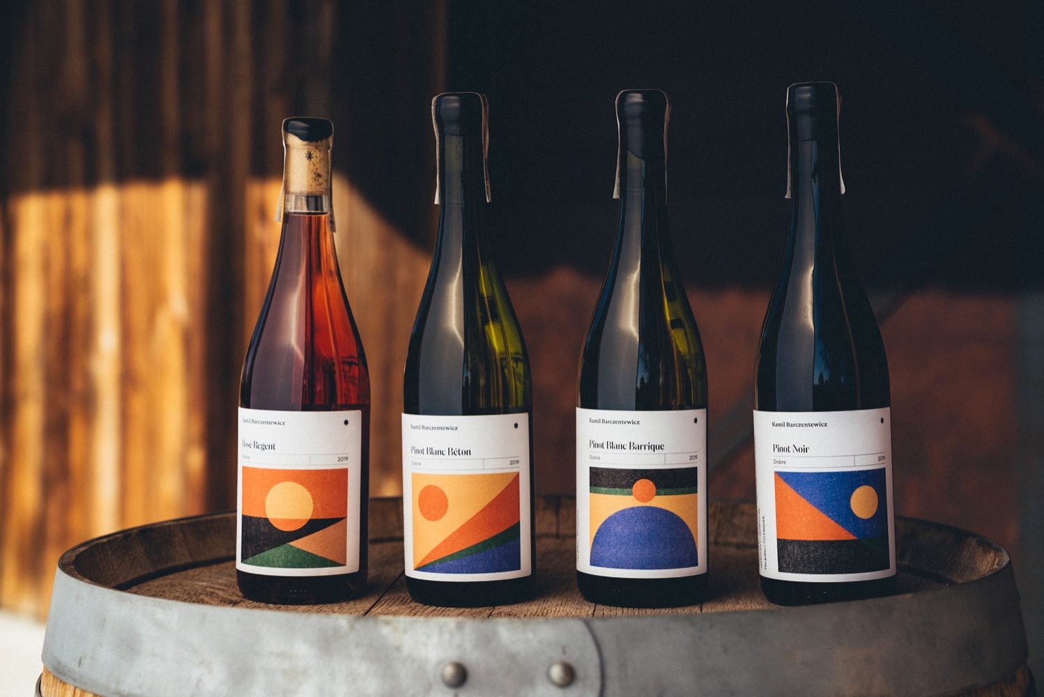 Kamil Barczentewicz’s Wine Labels Tell The Story Of The Picturesque Landscapes They Originate From