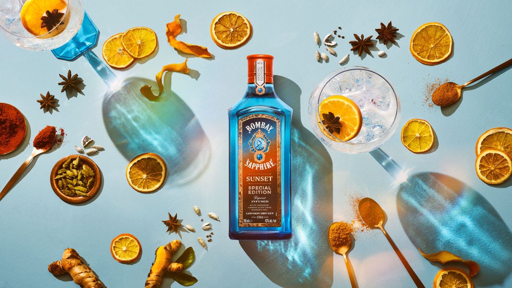 Capturing The Glow Of Bombay Sapphire Sunset