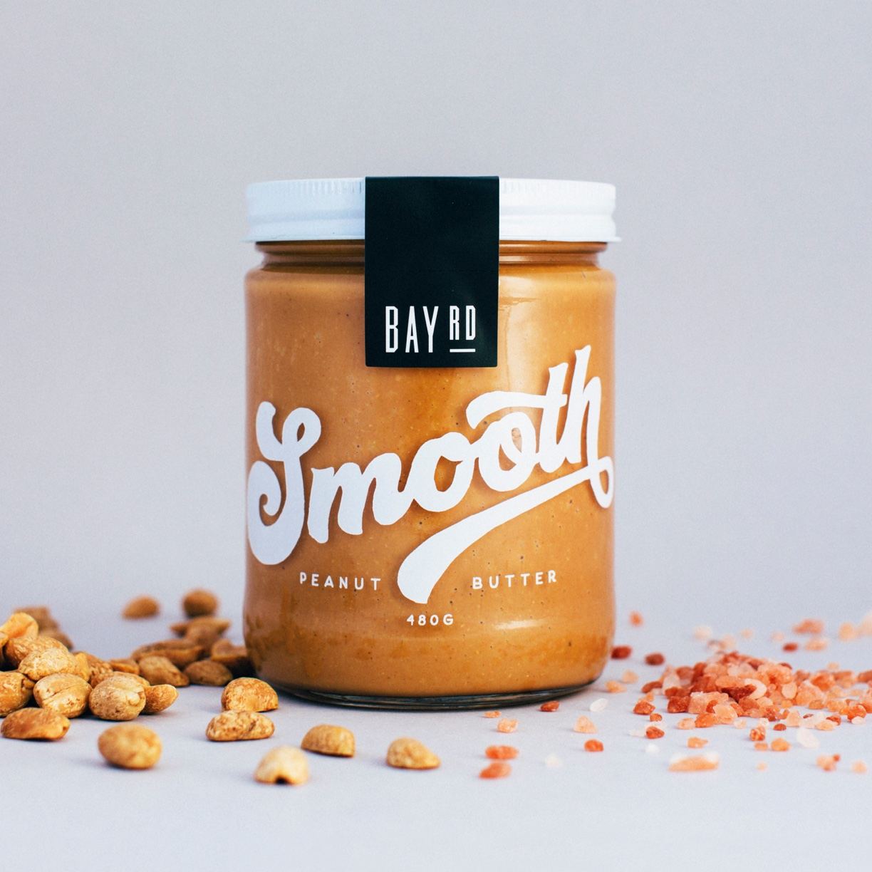 Bay RD Peanut Butter Features Swoon-Worthy Typography