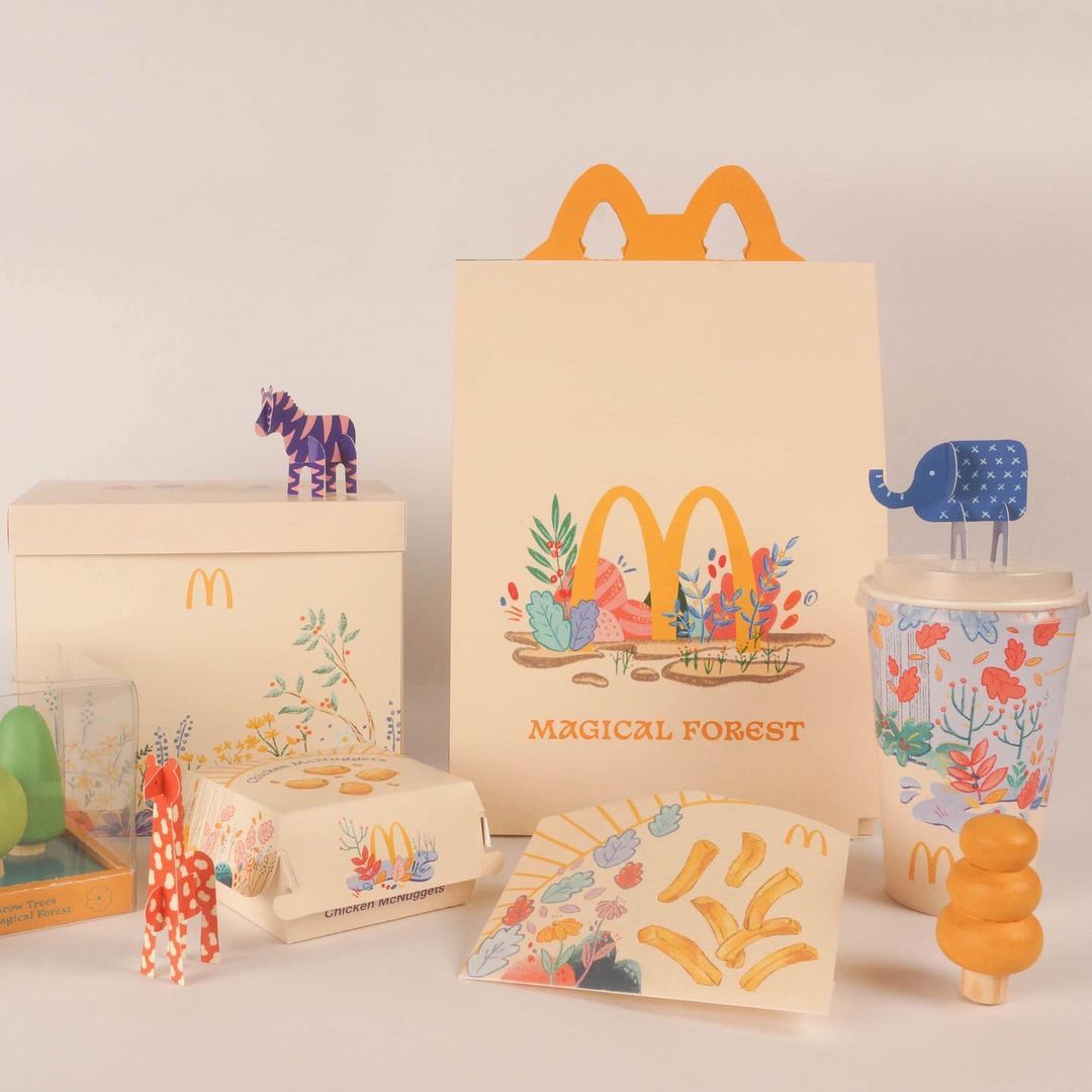 Magical Forest McDonalds Happier Meal Created by Student Regina Lim