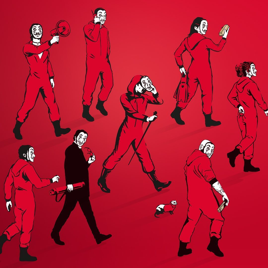 Limited Edition Johnnie Walker x La Casa de Papel Bottle